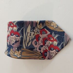 CPcarlo Palazzi Men's Floral Tie - Multicolor Handmade Pure Silk Formal Sz.57'